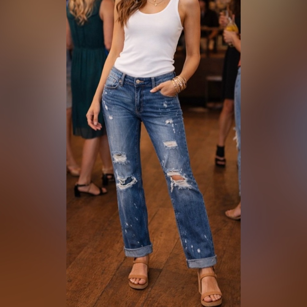 Judy Blue distressed boyfriend